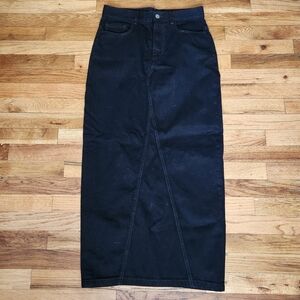 NWT KOTN Lily Denim Maxi Skirt Sz 27